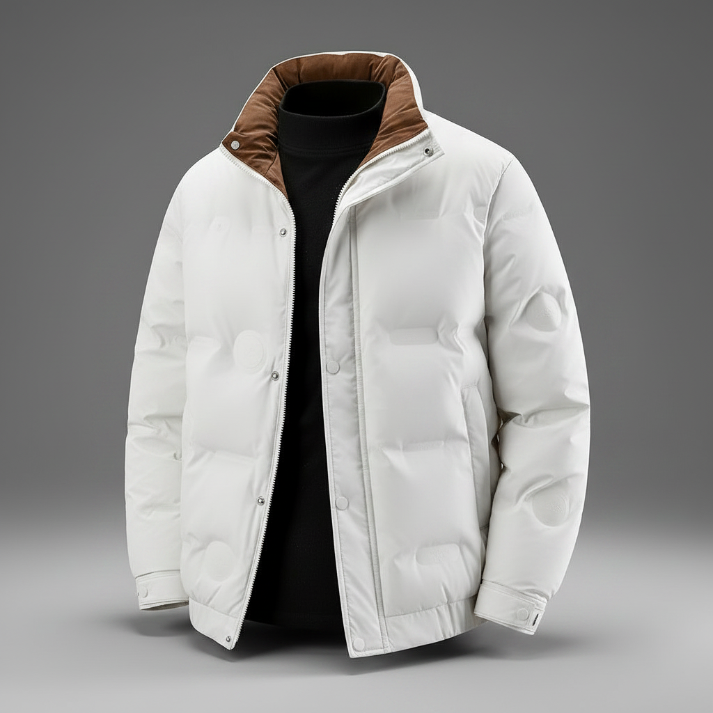 Chaqueta Hombre Casual Moderna Plumón Grueso | Cazadora Hombre