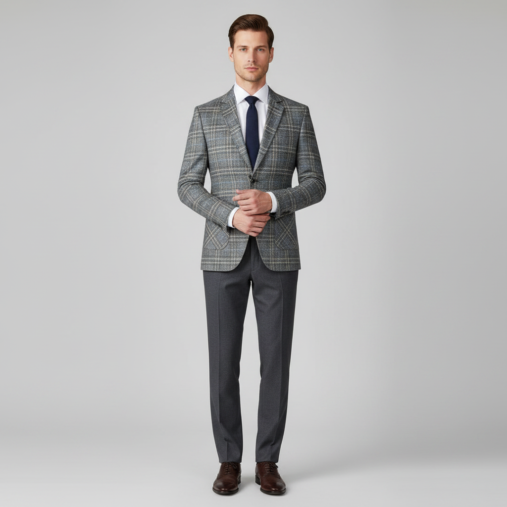 Blazer Ligero Slim Fit para Hombre | Chaqueta Entallada