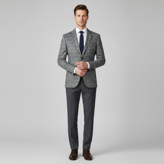 Blazer Ligero Slim Fit para Hombre | Chaqueta Entallada