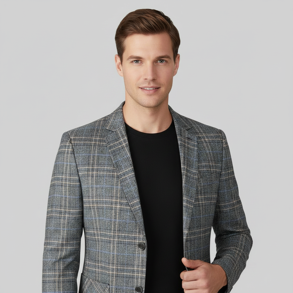Blazer Ligero Slim Fit para Hombre | Chaqueta Entallada