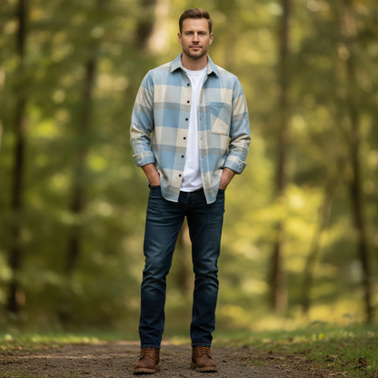 Camisa Hombre Blanca | Estilo Clásico y Confort
