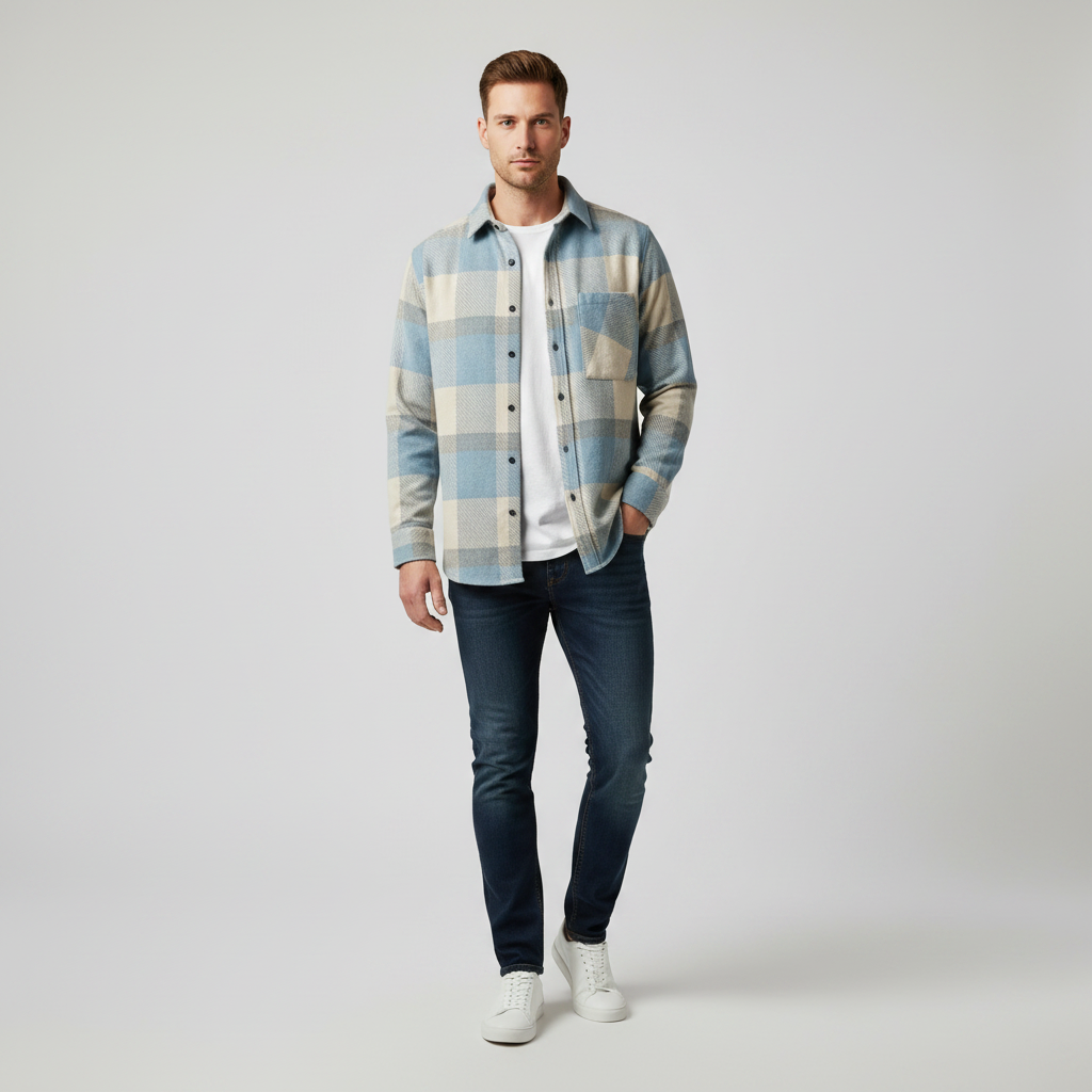 Camisa Hombre Blanca | Estilo Clásico y Confort