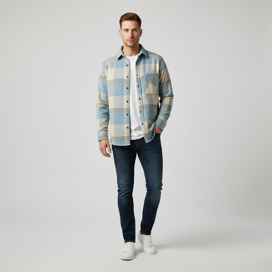 Camisa Hombre Blanca | Estilo Clásico y Confort