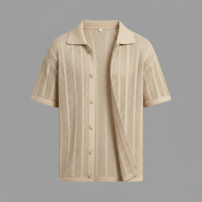 Camisa Negra Hombre | Manga Corta Clásica Casual
