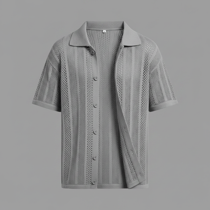 Camisa Negra Hombre | Manga Corta Clásica Casual