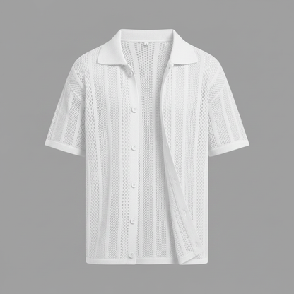 Camisa Negra Hombre | Manga Corta Clásica Casual