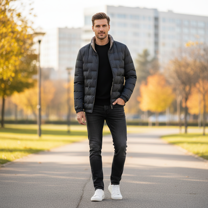 Abrigo de invierno para hombre Felix Grant | Chaqueta ligera de plumas