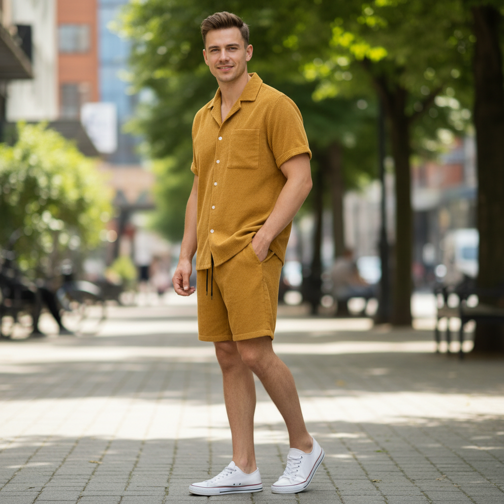 Conjunto Harold para hombre | Conjunto de dos piezas elegante y deportivo