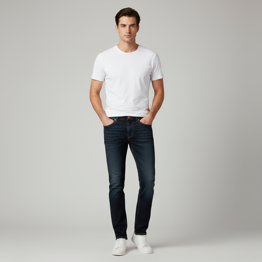 Jeans Hombre Cómodos | Pantalones Vaqueros Corte Recto