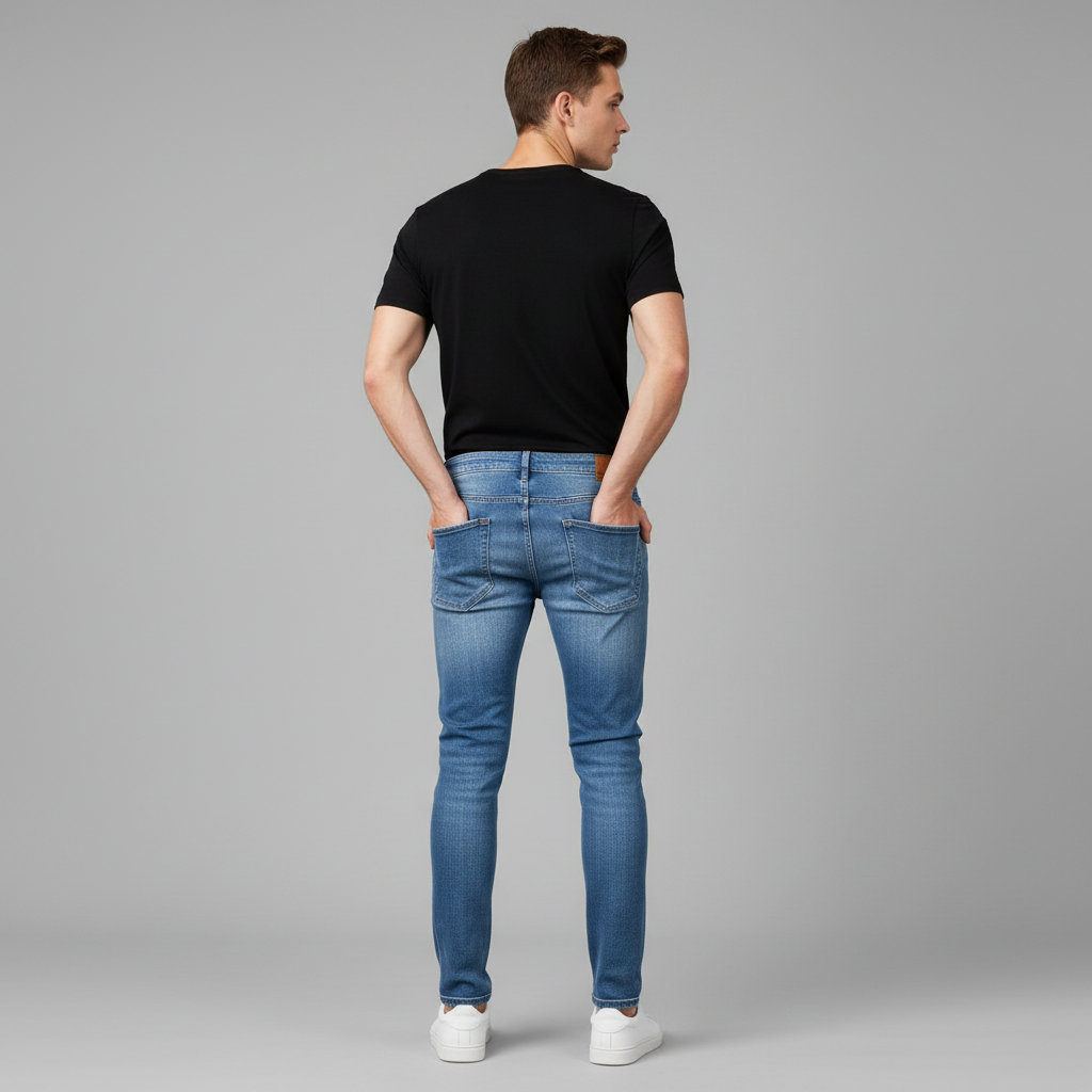 Liam | Vaqueros ajustados para hombre con diseño rasgado