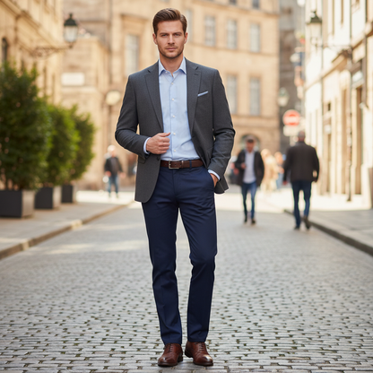 Pantalones de Negocio para Hombre | Corte Recto