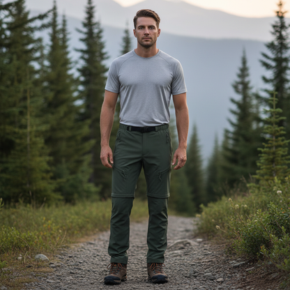 Pantalones de Exterior Convertibles para Hombre | Transpirables y Cómodos