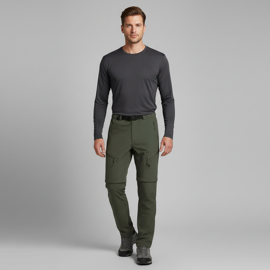 Pantalones de Exterior Convertibles para Hombre | Transpirables y Cómodos