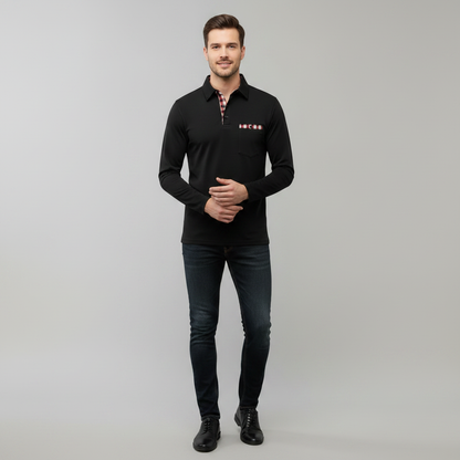 Polo Manga Larga Hombre | Elegancia Clásica y Comodidad