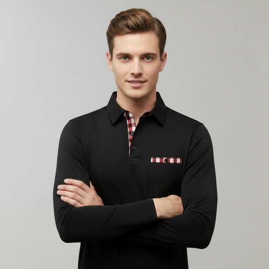 Polo Manga Larga Hombre | Elegancia Clásica y Comodidad