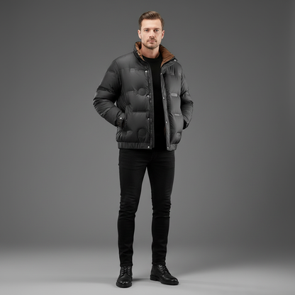 Chaqueta Hombre Casual Moderna Plumón Grueso | Cazadora Hombre