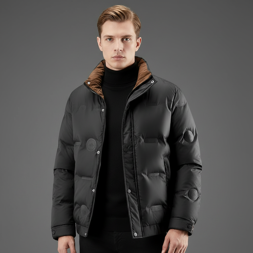 Chaqueta Hombre Casual Moderna Plumón Grueso | Cazadora Hombre
