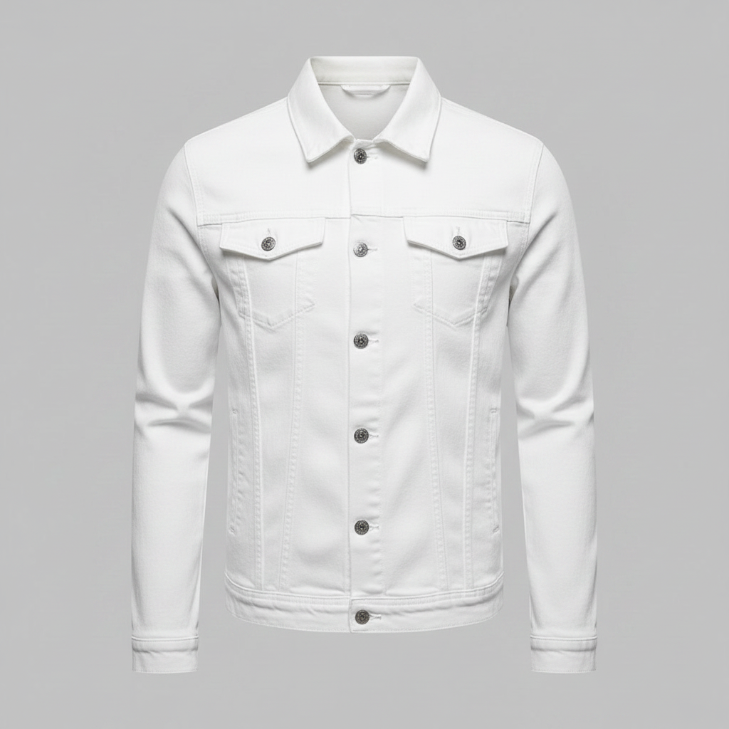 Chaqueta vaquera clásica de corte ajustado para hombre | Chaqueta para hombre