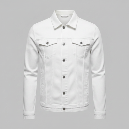 Chaqueta vaquera clásica de corte ajustado para hombre | Chaqueta para hombre