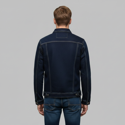 Chaqueta vaquera clásica de corte ajustado para hombre | Chaqueta para hombre